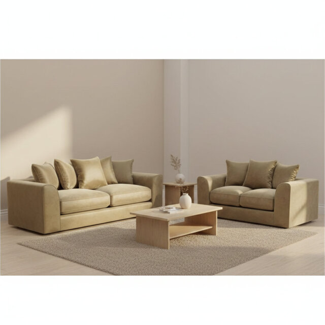 5 Seater Velvet Sofa