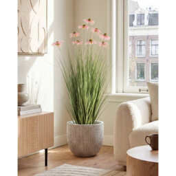 RUDBEKDARIUM 120 cm H Faux Onion Grass Plant in Plastic Pot
