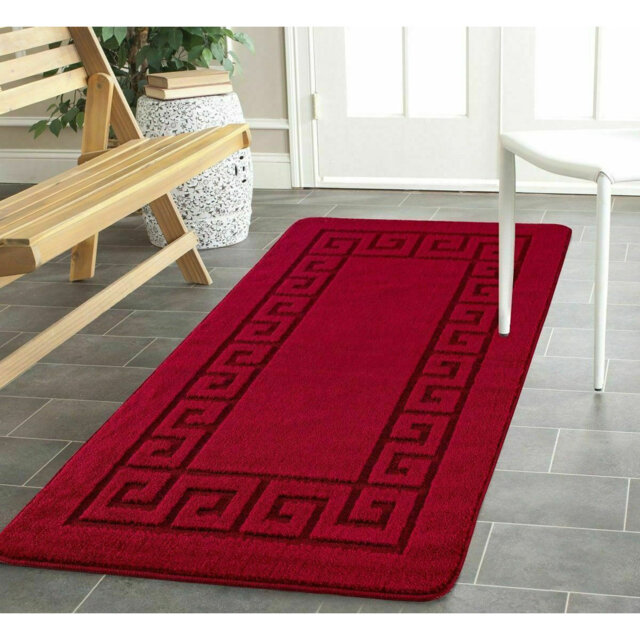Vernay Flatweave Red Rug