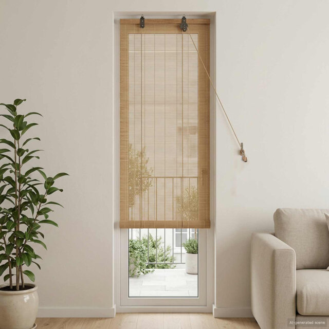 Bamboo Roller Blind