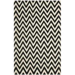 Besaw Handmade Flatweave Black/Ivory Rug