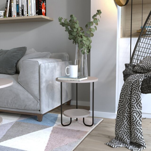 Corro Modern Side End Table White