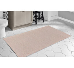 Flatweave Cotton Beige Rug