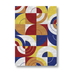 Longbridge Flatweave Cotton Red/Yellow/Blue Rug