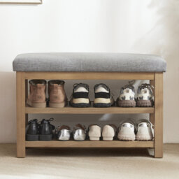Polyester Upholstered Storage Bench