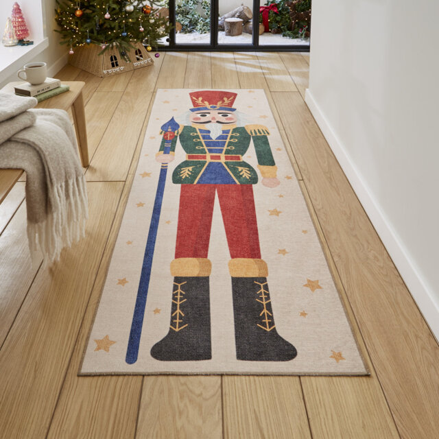 Christmas Washable Anti Slip Rug