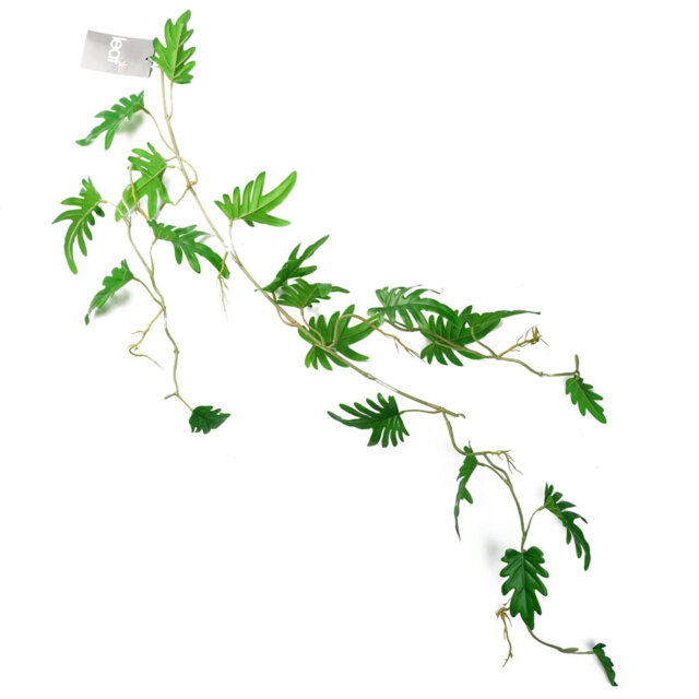 Artificial Hanging Trailing Plant Philodendron Small Leaf Plant - Pack of 6