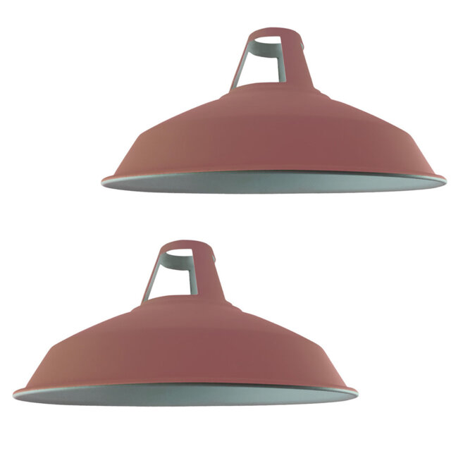 Alkis 16cm H Metal Barn Slotted Lamp Shade ( Uno )