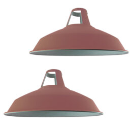 Alkis 16cm H Metal Barn Slotted Lamp Shade ( Uno )
