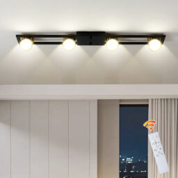 4 - Light 90cm LED Dimmable Rotatable Flush Mount