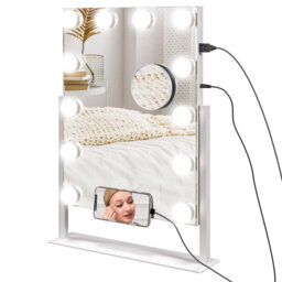 Demetrias Metal Rectangle Floor Mirror