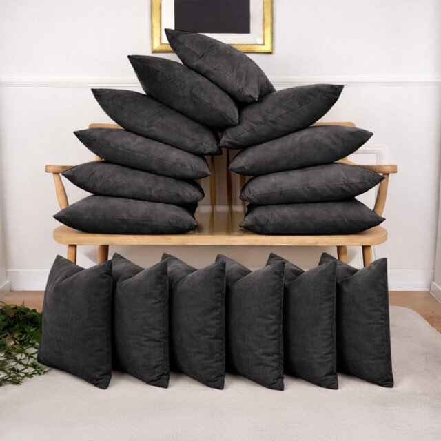 16 Pack Velvet Cushion Cover Square Throw Cushion Cases Multi Color Available