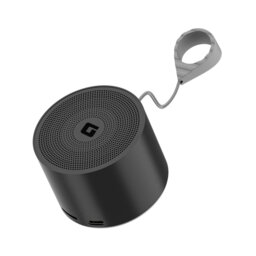 GEEPAS Ultra Portable Bluetooth Speaker - 3D Stereo Sound 10M Range 5H Playtime BT 5.3 Type-C Rechargeable Strong Bass - Ideal for Travel Camping Outd
