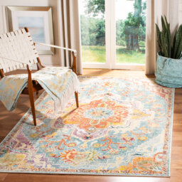 Mashburn Looped Teal Rug