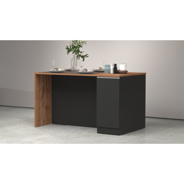 Caymitte Wood Kitchen Island