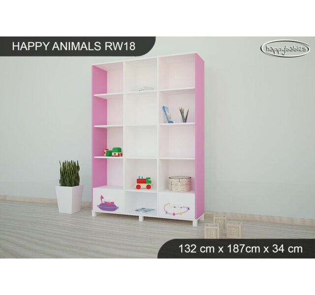 187cm H X 132cm W Kids Bookcase
