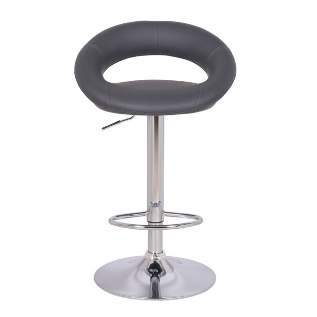 Sorrento Swivel Upholstered Adjustable Height Counter Stool with Metal Frame