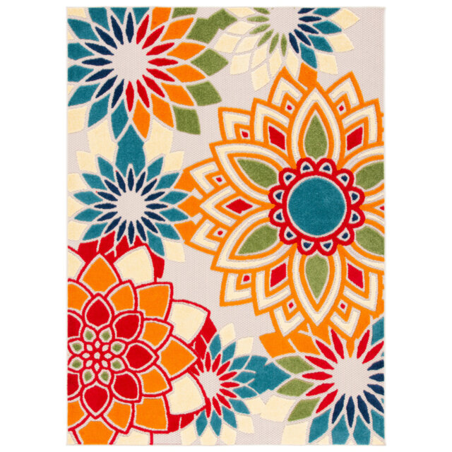 Floral Indoor / Outdoor Area Rug