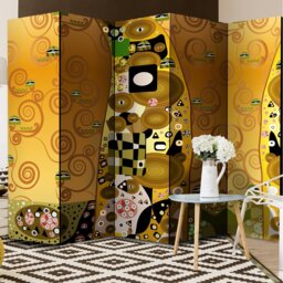 Artistic Geometry Room Divider