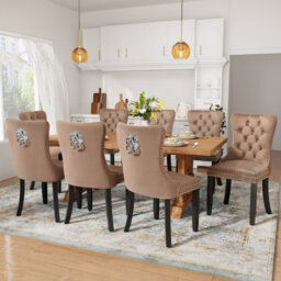 Modern Velvet Dining Chairs Dining Room Chairs Set of 8