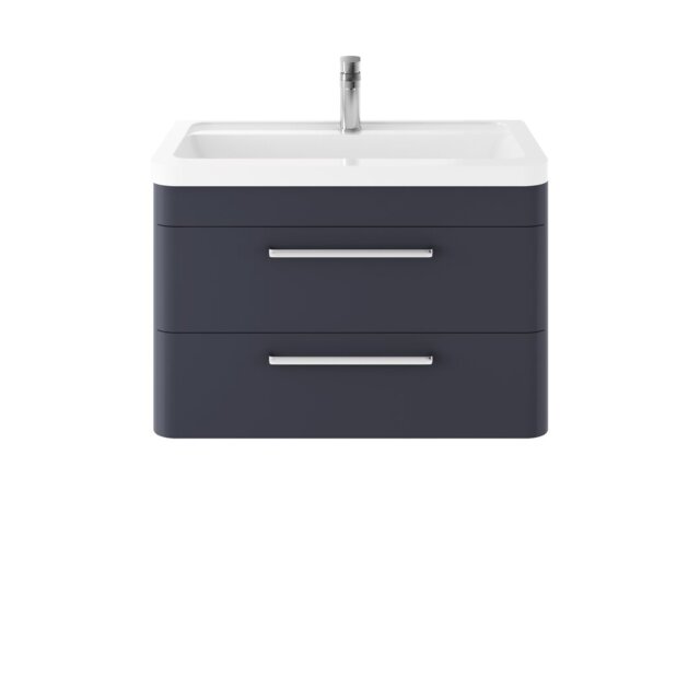 Solar 807mm Single Bathroom Vanity with Integrated Vitreous China Basin