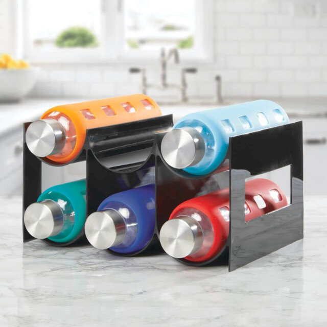 Arthenia 6 Bottle Tabletop Wine Bottle Rack