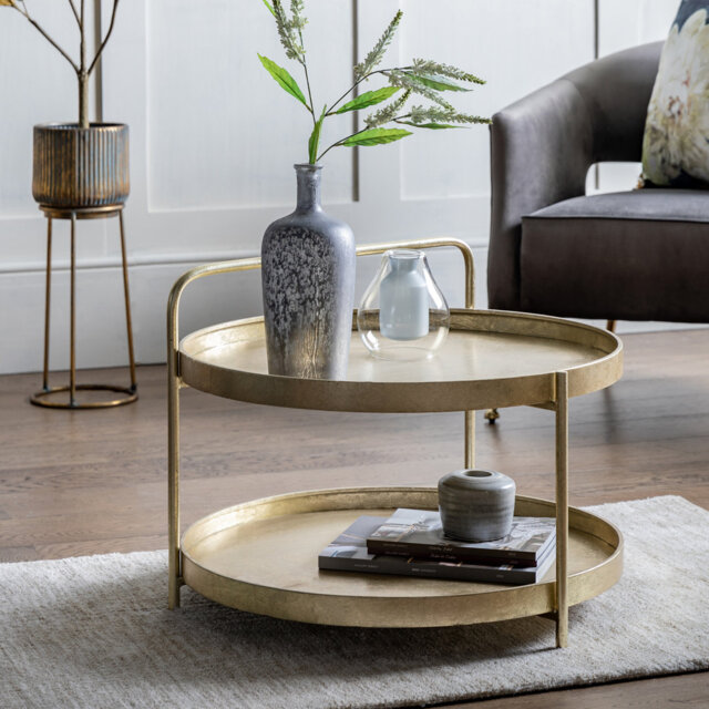 Three Leg Coffee Table with Storage