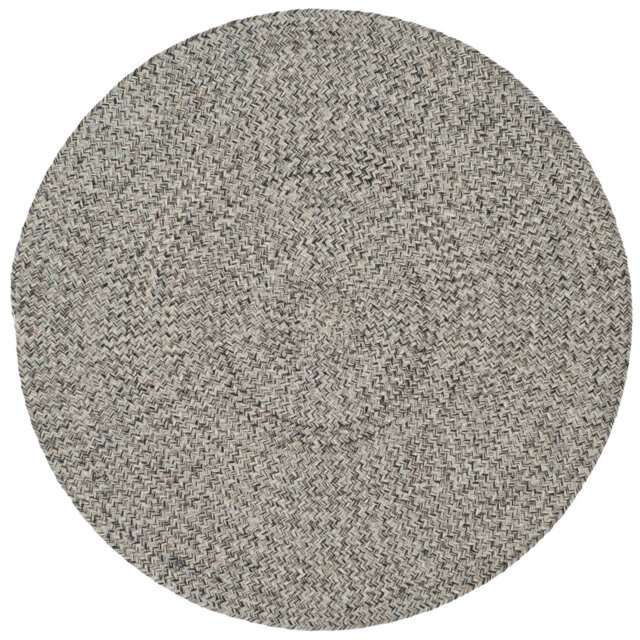 Round Sieglinde Solid Colour Cotton Hand Woven Indoor / Outdoor Area Rug