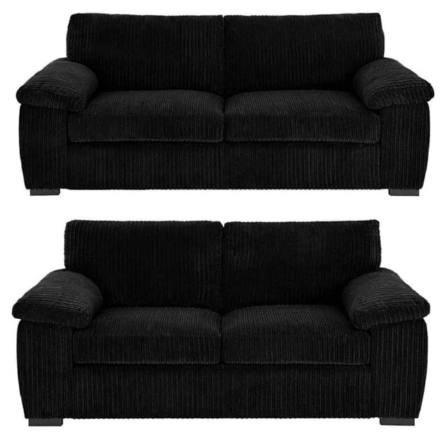 Soft Jambo Cord 3 and 2 Seater Sofa Set for Modern Living Room