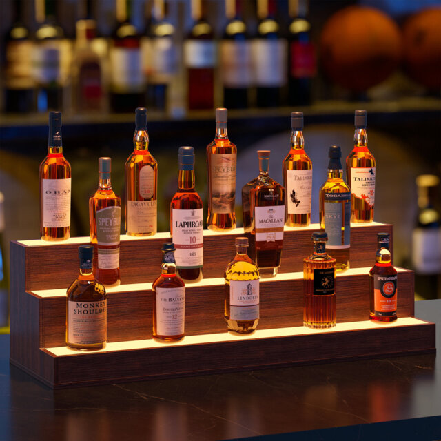 Tabletop Wine Bottle Rack Tan