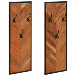 Solid Wood Wall Mounted Coat Rack
