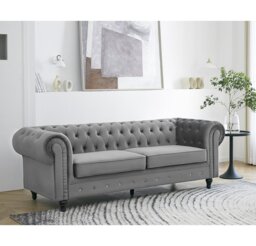 Dalessandro 3 Seater Chesterfield Sofa