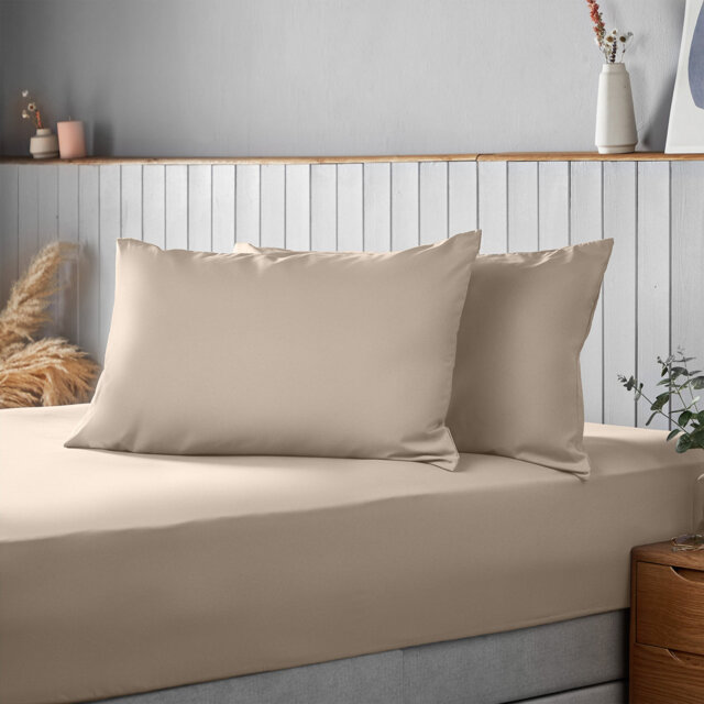 Silentnight Supersoft Plain Microfibre Housewife Pillowcase
