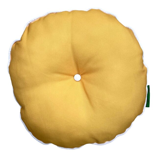 Indoor / Outdoor Grey Circular Cushion