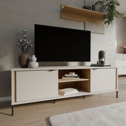 "SERAVEL Unfinished TV Stand for TVs up to 58"""