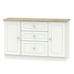 Fully Assembled McClusky 79 Cm Wide 3 Drawer Sideboard