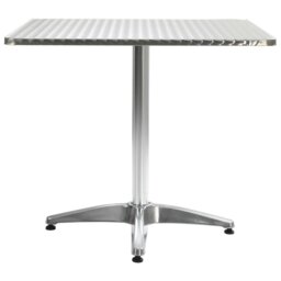 Yanis Square Metal Outdoor Bistro Table , 80cm cm W 80cm cm D