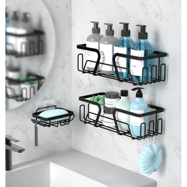 Metal Bathroom Shelves