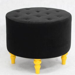 Gondola 55cm Wide Tufted Round Cocktail Ottoman