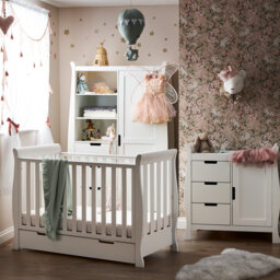 Stamford Mini Cot Bed 3-Piece Nursery Furniture Set
