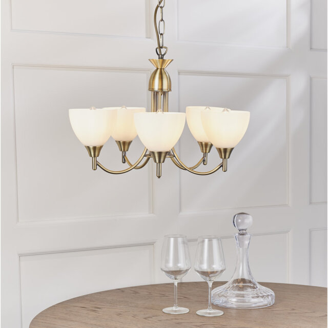Barium 5 - Light Shaded Chandelier