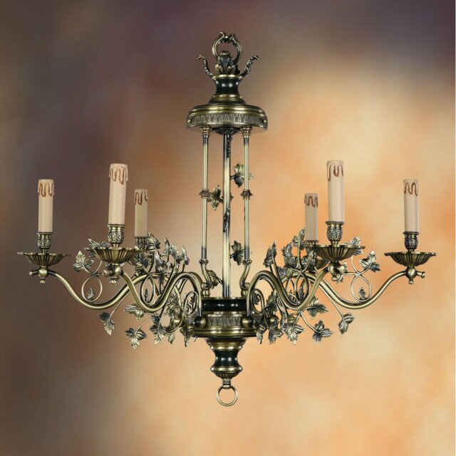 Daughtery 6 - Light Candle Style Chandelier