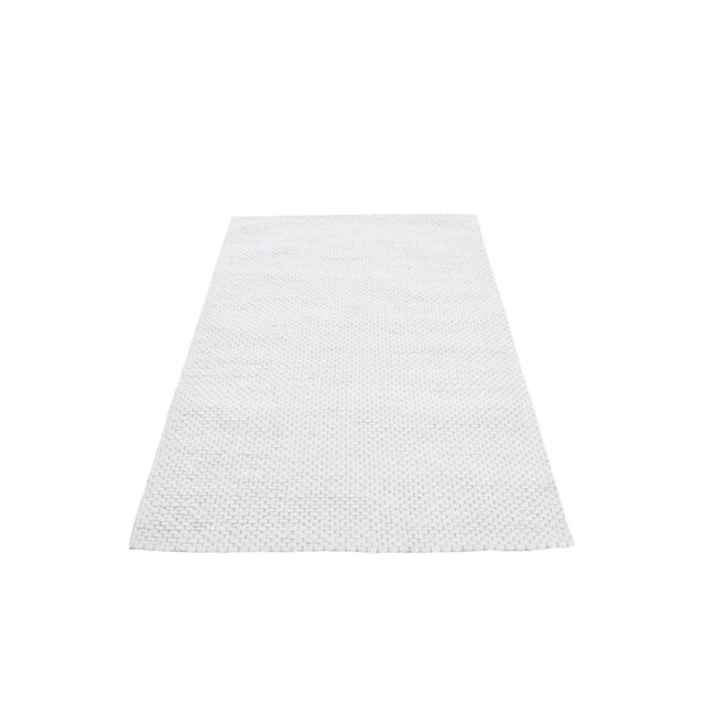 Handgefertigter Wollteppich Aus In Creme Hand Crafted Hand Loomed Mottled Light Grey Area Rug
