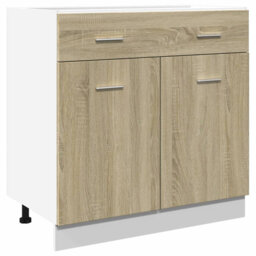 Drawer Bottom Cabinet Lyon Sonoma Oak 80x46x81.5 cm Engineered Wood