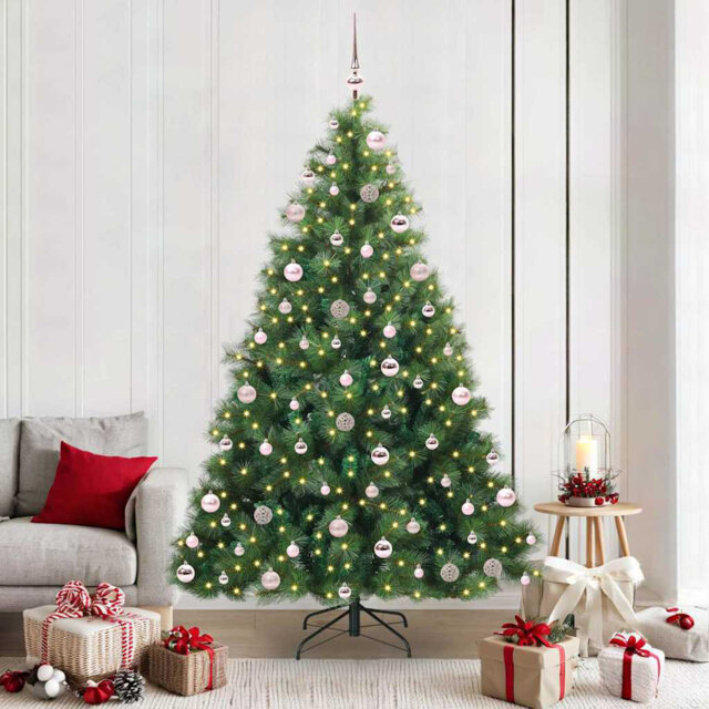 Artificial Christmas Tree with 300 LEDs  PE and PVC