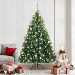 Artificial Christmas Tree with 300 LEDs  PE and PVC