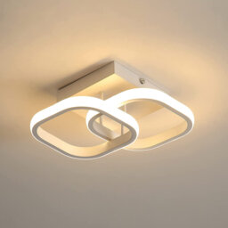 Nikolaos Dimmable 2-Light 23.5 Cm LED Semi Flush Mount