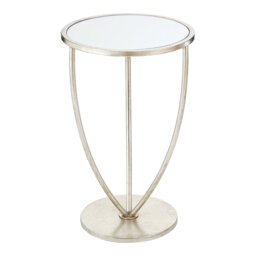 Marcia Glass Top End Table