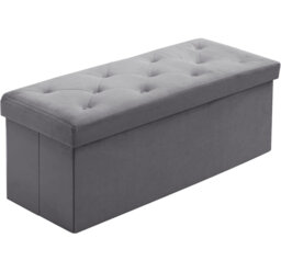 Velvet Storage Bench