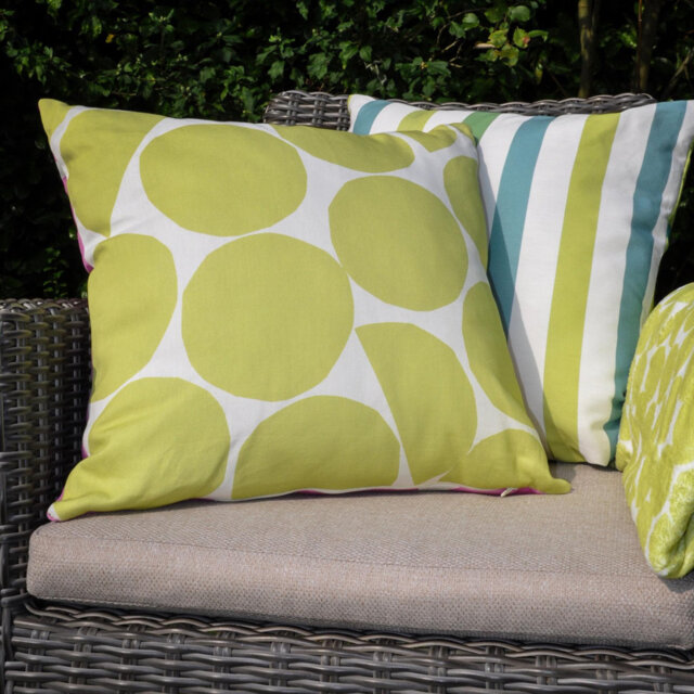 Ingo Outdoor Indoor / Outdoor Geometric Square Scatter Cushion with Filling